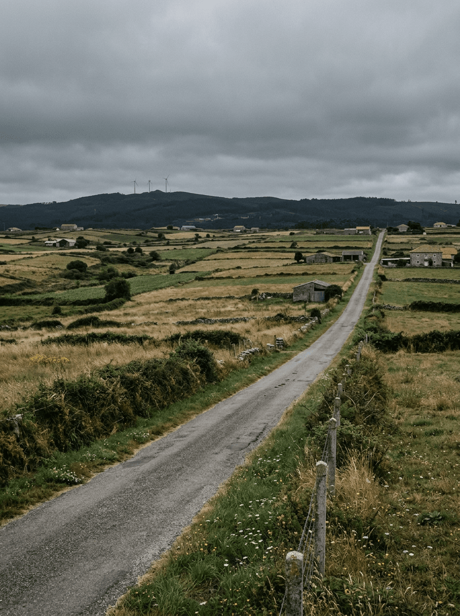 Industrial-rural landscape of northwest Galicia
